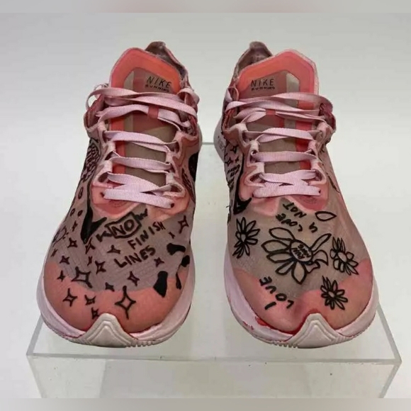 Nike Nathan Bell & Zoom Fly Sp Pink Running Sneakers Tennis Shoes - Women Size 9 - Picture 3 of 9
